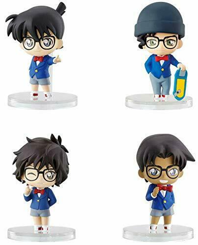 BANDAI Detective Conan Conan Corps Gashapon 4 set mini figure capsule toys NEW_1