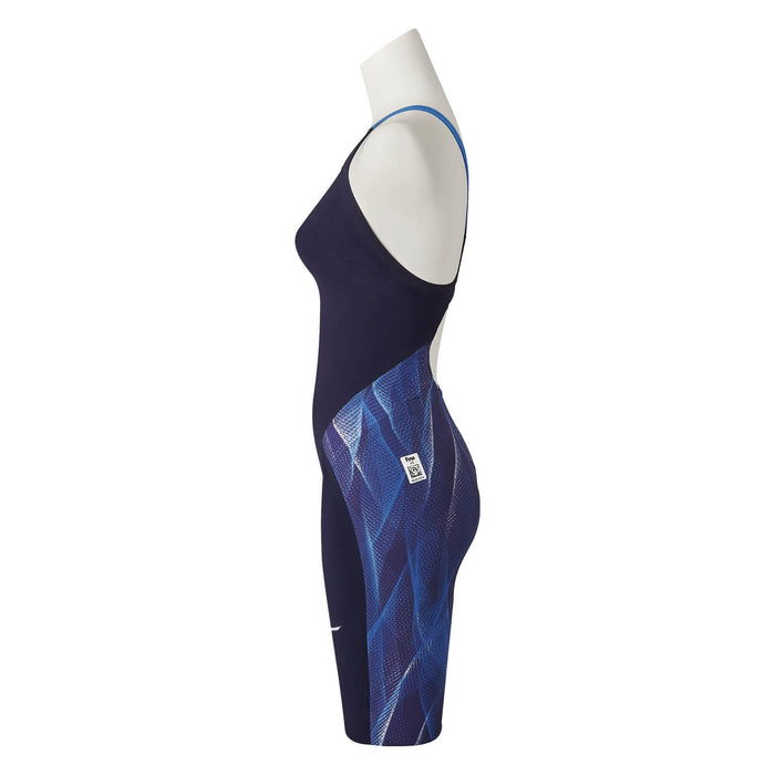 MIZUNO Swimsuit Women GX SONIC V 5 MR FINA N2MG0202 aurora Blue Size M Nylon NEW_3