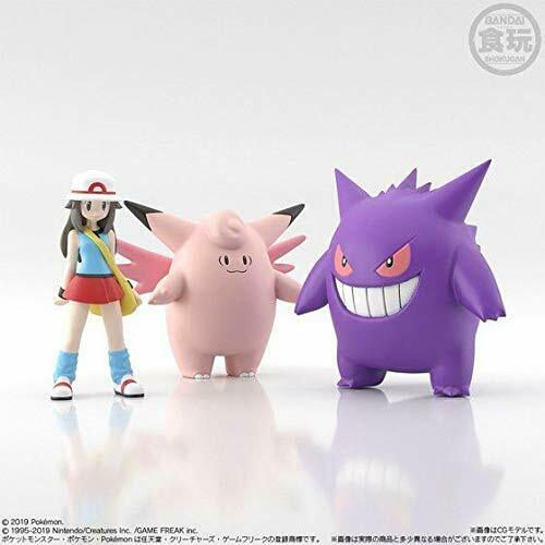 Pokemon scale World Kanto 1/20 figure set Premium Bandai Leaf, Clefable, Gengar_2