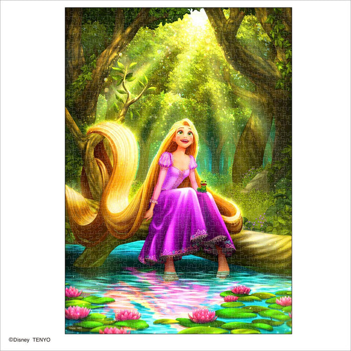 1000 piece jigsaw puzzle Disney Rapunzel The first world Tenyo ‎D1000-054 NEW_2