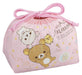OSK Lunch Box Drawstring Lunch Bag Rilakkuma 27x16cm Made in Japan KB-1 NEW_1