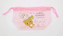 OSK Lunch Box Drawstring Lunch Bag Rilakkuma 27x16cm Made in Japan KB-1 NEW_3