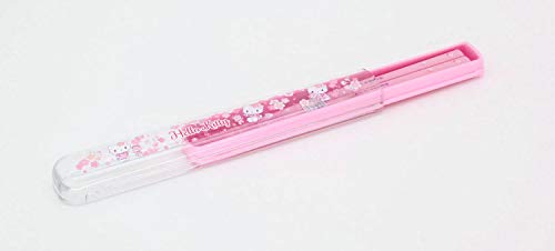 Hello Kitty Chopsticks & Case Set Sakura No.3 OSK NEW from Japan_3