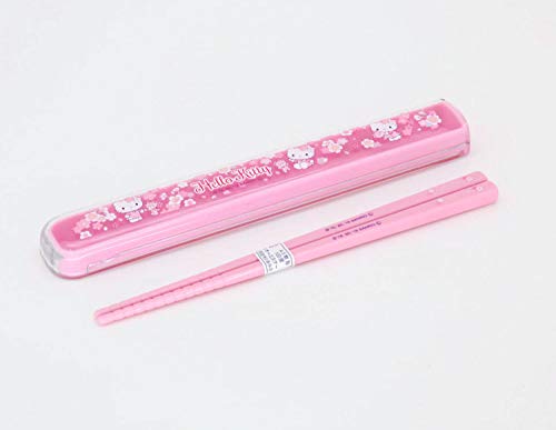 Hello Kitty Chopsticks & Case Set Sakura No.3 OSK NEW from Japan_7