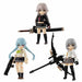 Desktop Army Heavily Armed High School Girls 1st Squad (Set of 3) Figure NEW_1