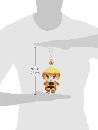 Demon Slayer Rascal strap Plush Doll Stuffed toy Agatsuma Zenitsu NEW from Japan_2