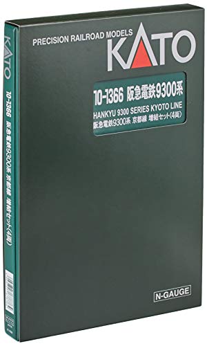 KATO N gauge Hankyu Railway 9300 series Kyoto line extension set 4-car 10-1366_3
