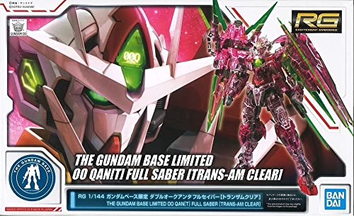 RG 1/144 Gundam Base Limited OO QANT(I) Full Saber [Transam Clear] ‎2475066 NEW_1