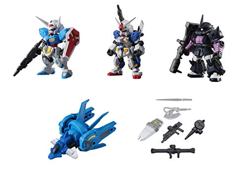 BANDAI Gundam MOBILE SUIT ENSEMBLE 12 Gashapon 5 set mini figure capsule toys_1