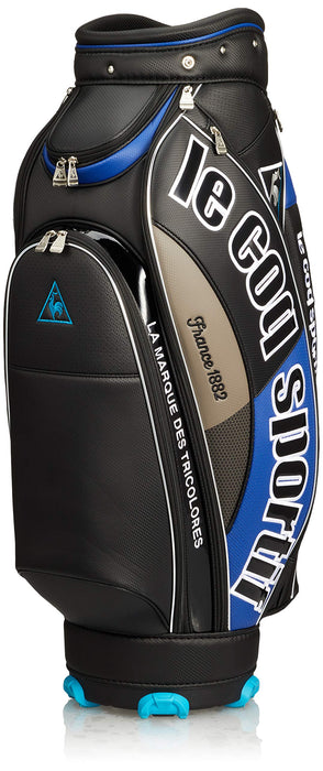 le coq sportif Golf Men's Caddy Bag 9.5 x 47 inch 3.7kg Black Blue QQBPJJ04 NEW_2