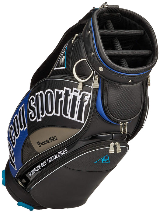 le coq sportif Golf Men's Caddy Bag 9.5 x 47 inch 3.7kg Black Blue QQBPJJ04 NEW_5