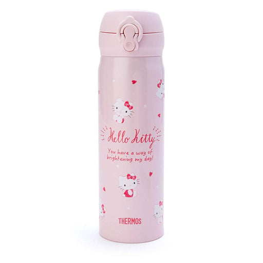 Hello Kitty Thermos One Push Stainless Mug Bottle Pink 500ml Sanrio 840718 NEW_1