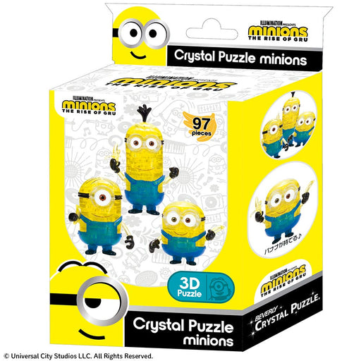 Beverly 3D Crystal Puzzle Minions (Stuart, Bob and Kevin) 97 Pieces 50230 NEW_2
