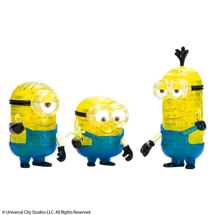 Beverly 3D Crystal Puzzle Minions (Stuart, Bob and Kevin) 97 Pieces 50230 NEW_5