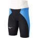 MIZUNO N2MB0411 Boy's Swimsuit MX ALPHA Half Spats Size 120 Black/Sky Blue Nylon_3