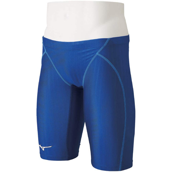 MIZUNO N2MB0022 Swimsuit Boy's Junior Stream Ace Half Spats Blue Size 120 NEW_3
