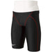 MIZUNO N2MB0022 Swimsuit Men's Stream Ace Half Spats Black/Red Size L Polyester_3