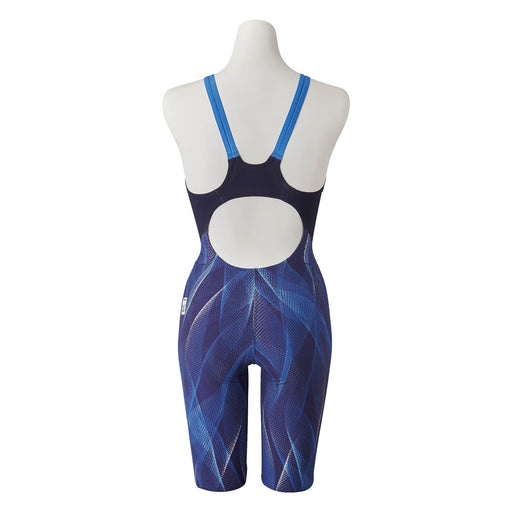 MIZUNO Swimsuit Women GX SONIC V 5 MR FINA N2MG0202 aurora Blue Size L Nylon NEW_2