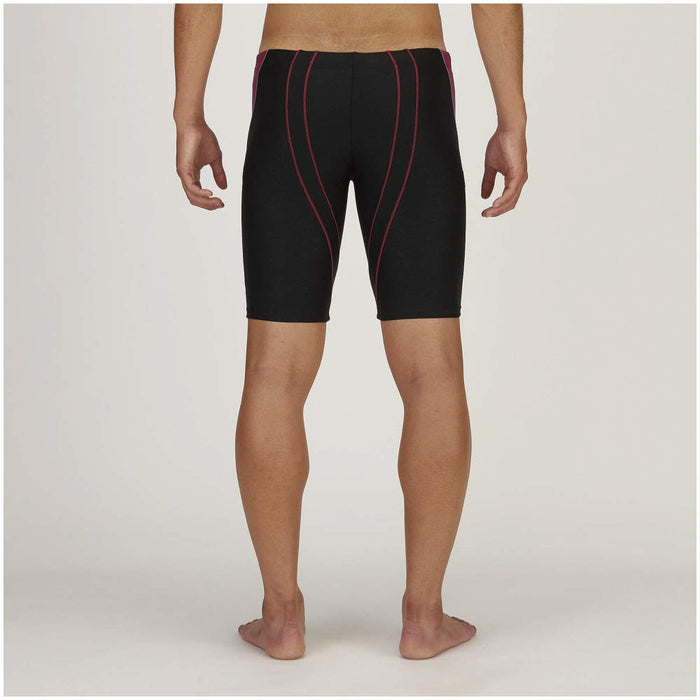 MIZUNO N2JB0101 Men's Swimsuit Stroke One Half Spats Inseam 23cm Red S UP Kicker_3