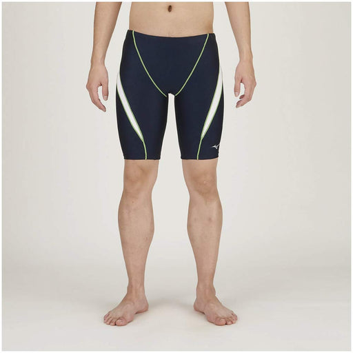MIZUNO N2JB0101 Men's Swimsuit Stroke One Half Spats White Size S UP Kicker NEW_1