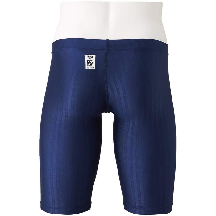 MIZUNO N2MB0022 Swimsuit Men's Stream Ace Half Spats Navy Size S Polyester NEW_2