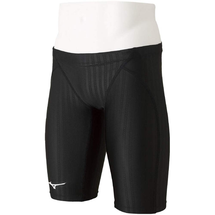 MIZUNO N2MB0022 Men's Swimsuit Stream Ace Half Spats Black Size M Polyester NEW_3