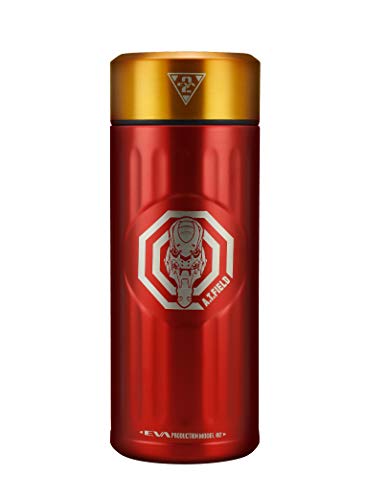 Evangelion Thermos & Cool Water Stainless Bottle Eva Unit 2 Model DirectDrinking_1