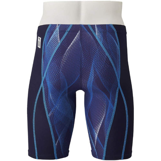 MIZUNO N2MB0012 Men's Swimsuit MX SONIC alpha Half Spats Aurora Blue Size XL NEW_2