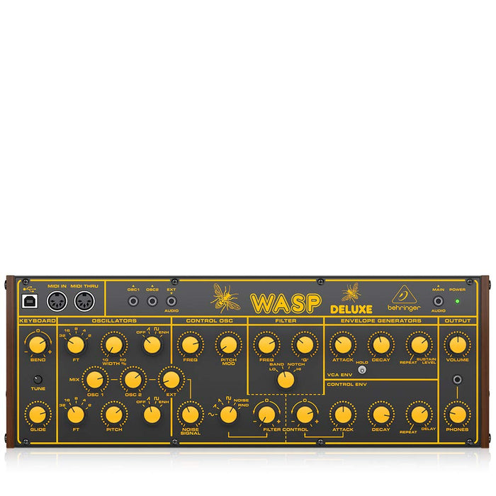 BEHRINGER Eurorack-compliant hybrid synthesizer WASP DELUXE Yellow Black NEW_1