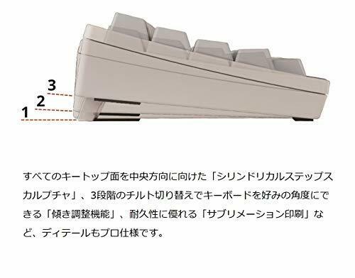 PFU HHKB Professional HYBRID Type-S Japanese Keyboard Layout White PD-KB820WS_5