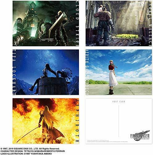 FF Final Fantasy VII remake post card set image Art Anime NEW from Japan_2
