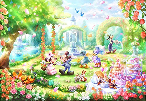 Disney Rose Scented Garden Party 1000 piece White Jigsaw Puzzle ‎DP-1000-034 NEW_1