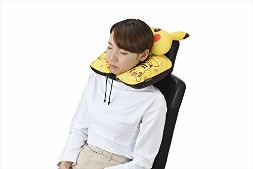 Pokemon Neck Pillow w/Mini Cushion (Pikachu) Yellow (Anime Toy) NEW from Japan_6