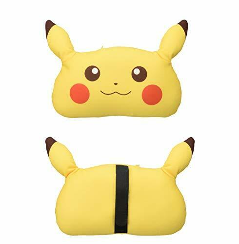Pokemon Neck Pillow w/Mini Cushion (Pikachu) Yellow (Anime Toy) NEW from Japan_7