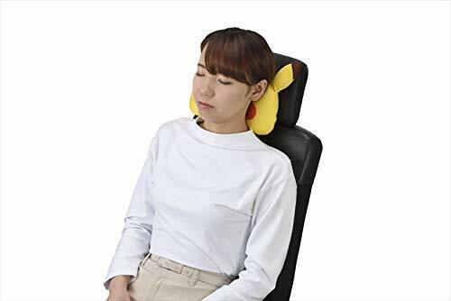 Pokemon Neck Pillow w/Mini Cushion (Pikachu) Yellow (Anime Toy) NEW from Japan_8