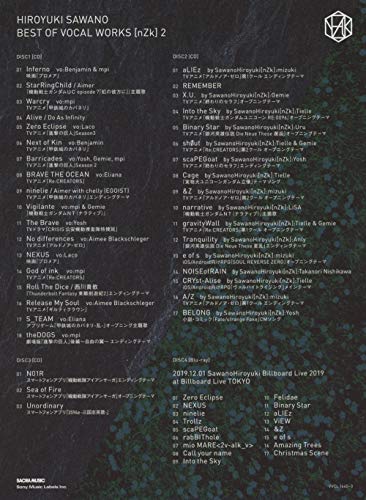 HIROYUKI SAWANO BEST OF VOCAL WORKS [nZk] 2 Limited 3 CD Blu-ray VVCL-1640/3 NEW_2