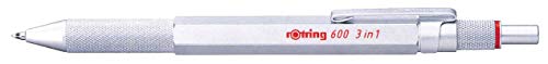 ROTRING 600 3in1 Multifunctional Ballpoint Pen Silver 2121117 Mechanical pencil_6