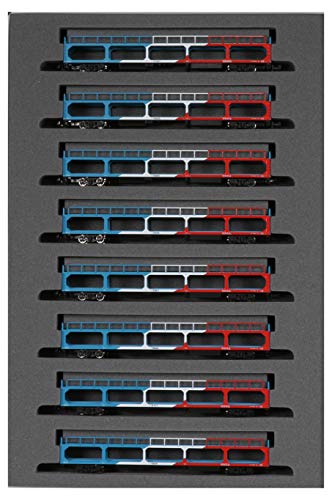 KATO N scale 5000 Tricolor Color 8-Car Set 10-1603 Model Train Wagon NEW_1