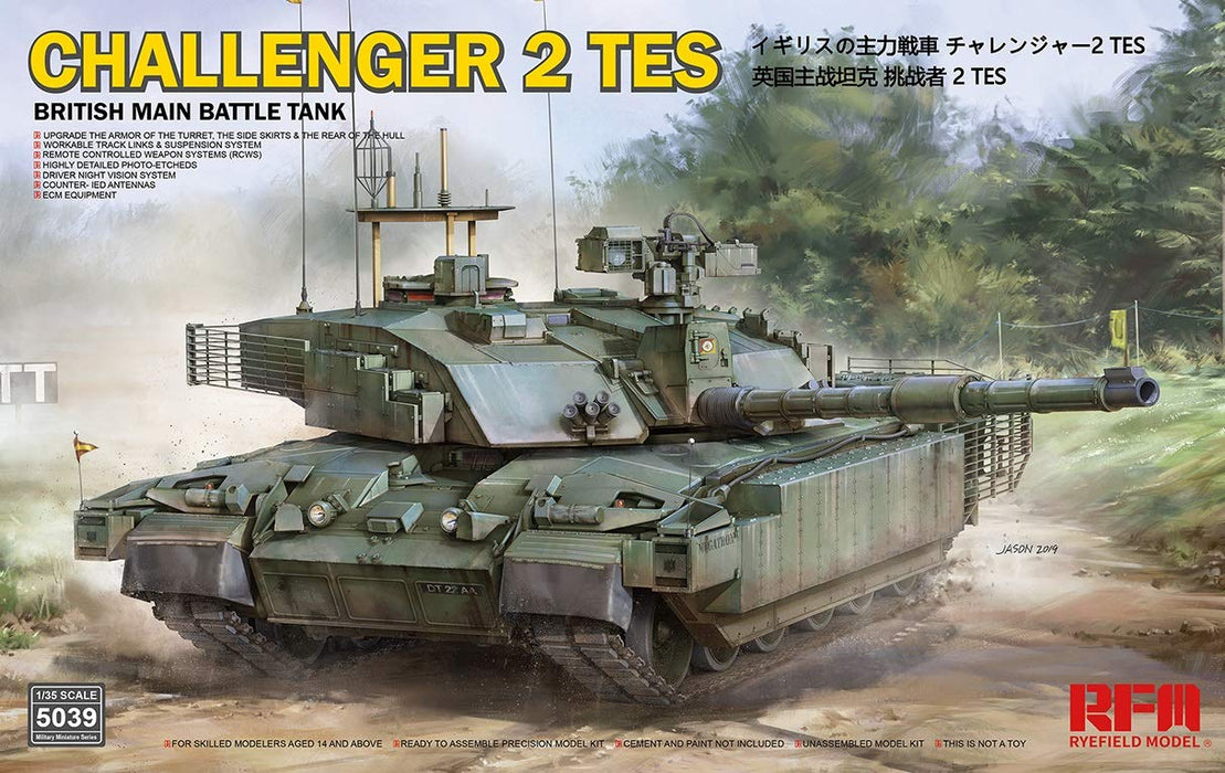 Ryfield Model 1/35 Challenger 2 TES Megatron British Military Model Kit RFM5039_1