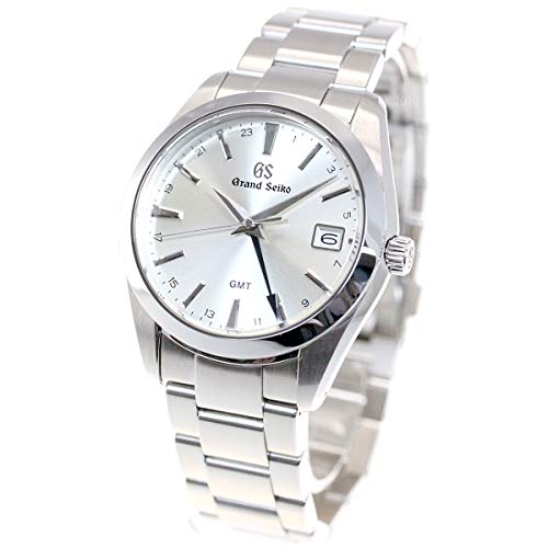 Grand Seiko SBGN011 Heritage Collection GMT Silver Dial Stainless Men Watch NEW_1