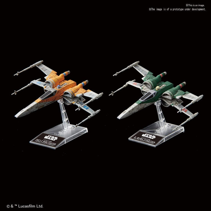 BANDAI Star Wars 1/72 POE'S X-WING FIGHTER & X-WING FIGHTER (Rise of Skywalker)_1