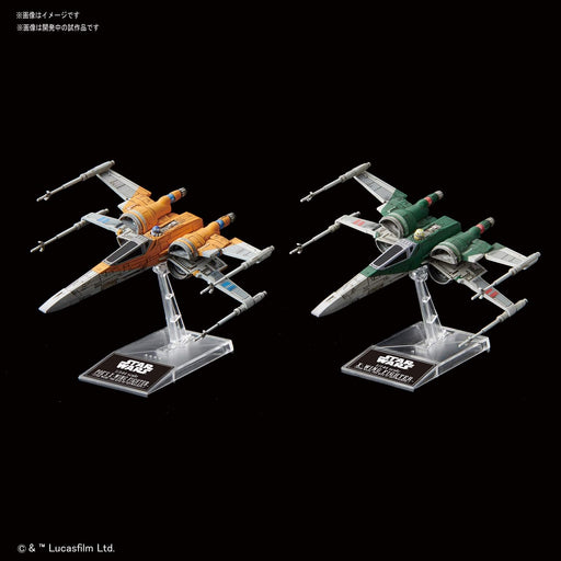 BANDAI Star Wars 1/72 POE'S X-WING FIGHTER & X-WING FIGHTER (Rise of Skywalker)_2