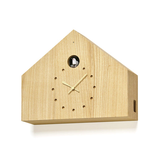 Lemnos CUCKOO Clock Natural Cuculo Felice MAA18-01 NT w31.5xh25.2xd11.1cm NEW_1