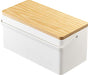 Yamazaki Sewing Box White Approx. W27XD14XH13.5cm Tower w/Movable Tray 5060 NEW_1