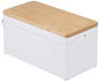 Yamazaki Sewing Box White Approx. W27XD14XH13.5cm Tower w/Movable Tray 5060 NEW_2