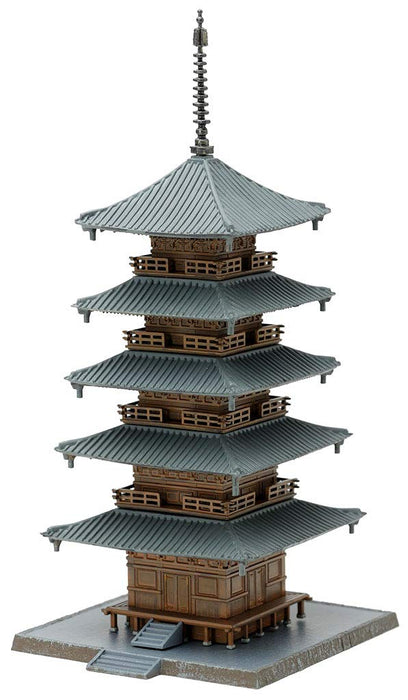 N Scale Tomytec Building 030-4 Japanese 5-Story Temple C4 Model Kit Diorama NEW_1