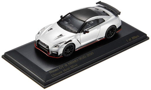 CARNEL 1/64 Nissan GT-R NISMO (R35) 2020 Ultimate Metal Silver CN640028 NEW_1