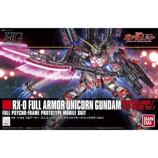 BandaiSpirits HGUC Full Armor Unicorn Gundam Destroy Mode/Red Color Ver. MK60403_1