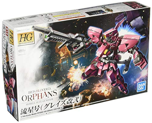 Bandai HG Gundam IRON-BLOODED ORPHANS Graze Custom II Ryusei-Go colored (1/144 )_1