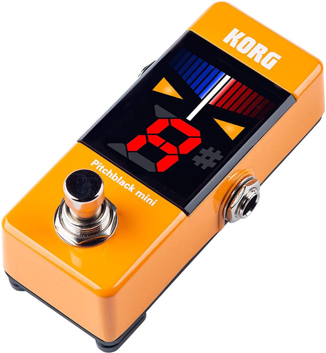 KORG guitar / bass pedal tuner Pitchblack mini OR orange PB-MINI OR Mini Size_2